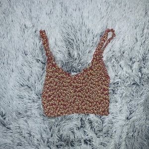 Floral Printed Crop Tank